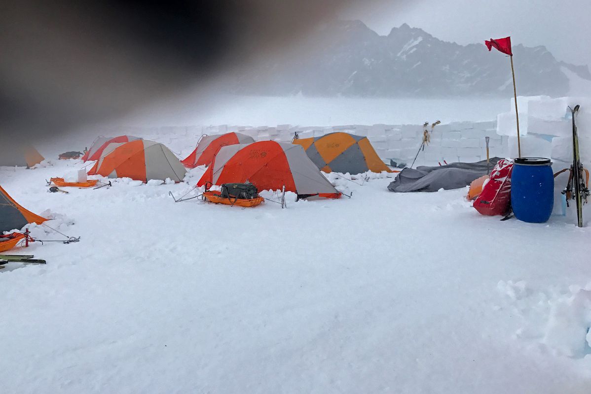 15B We Retreated To Our Tents As The Bad Weather Started On Day 6 At Mount Vinson Low Camp